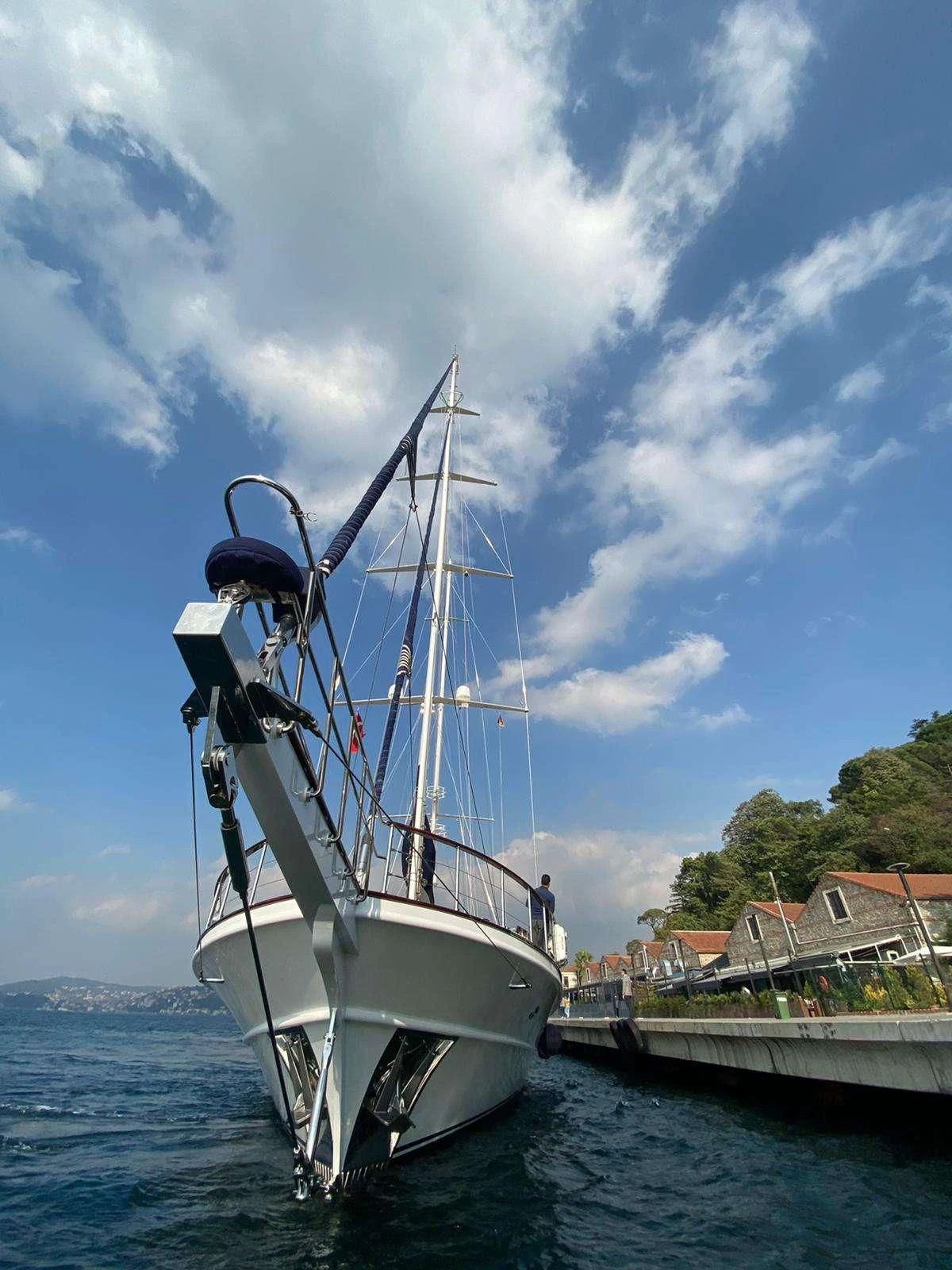 a boat on the water aboard CLEAR EYES Yacht for Sale