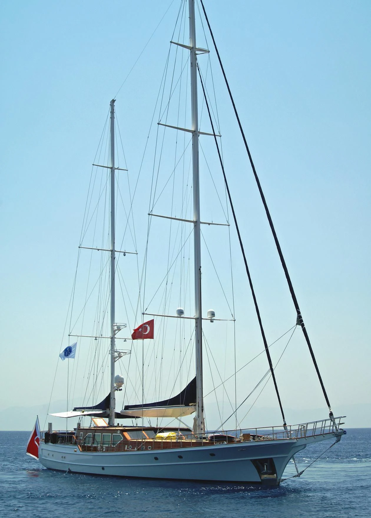 a sailboat on the water aboard CLEAR EYES Yacht for Sale