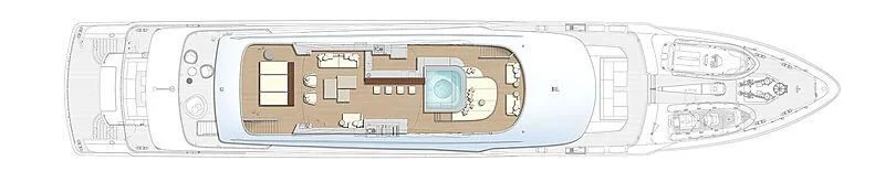 diagram aboard IRIS BLUE Yacht for Sale
