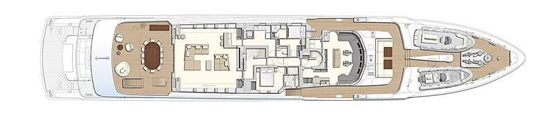 diagram aboard IRIS BLUE Yacht for Sale