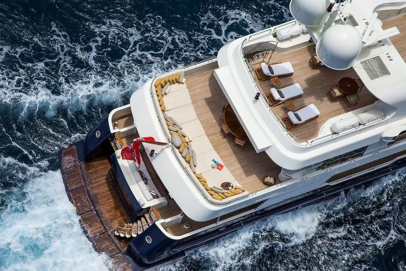 a boat on the water aboard HARMONY Yacht for Sale