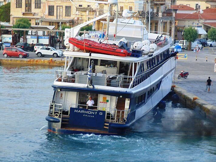a boat on the water aboard HARMONY Yacht for Sale