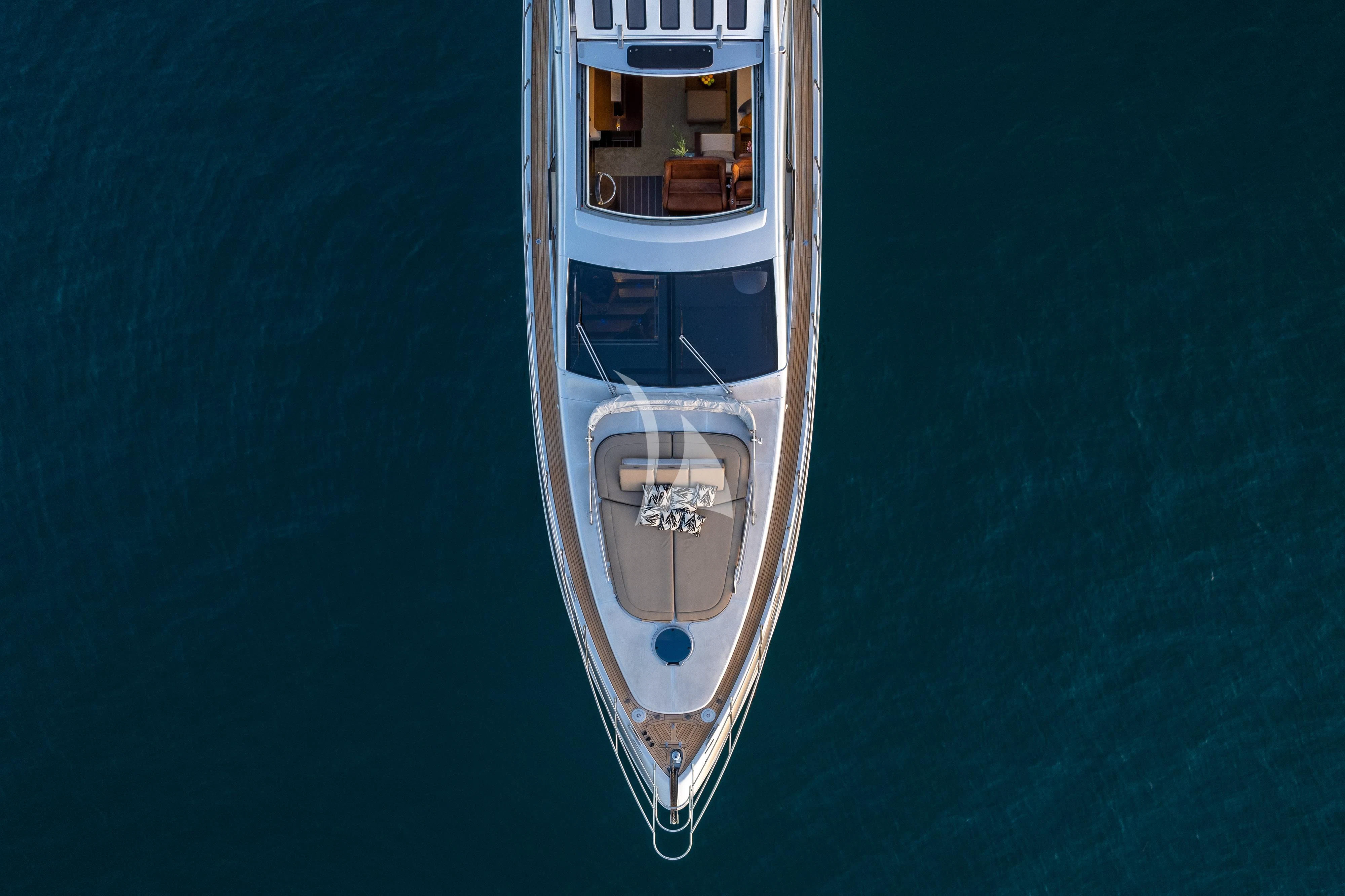 a boat on the water aboard FALCH Yacht for Charter