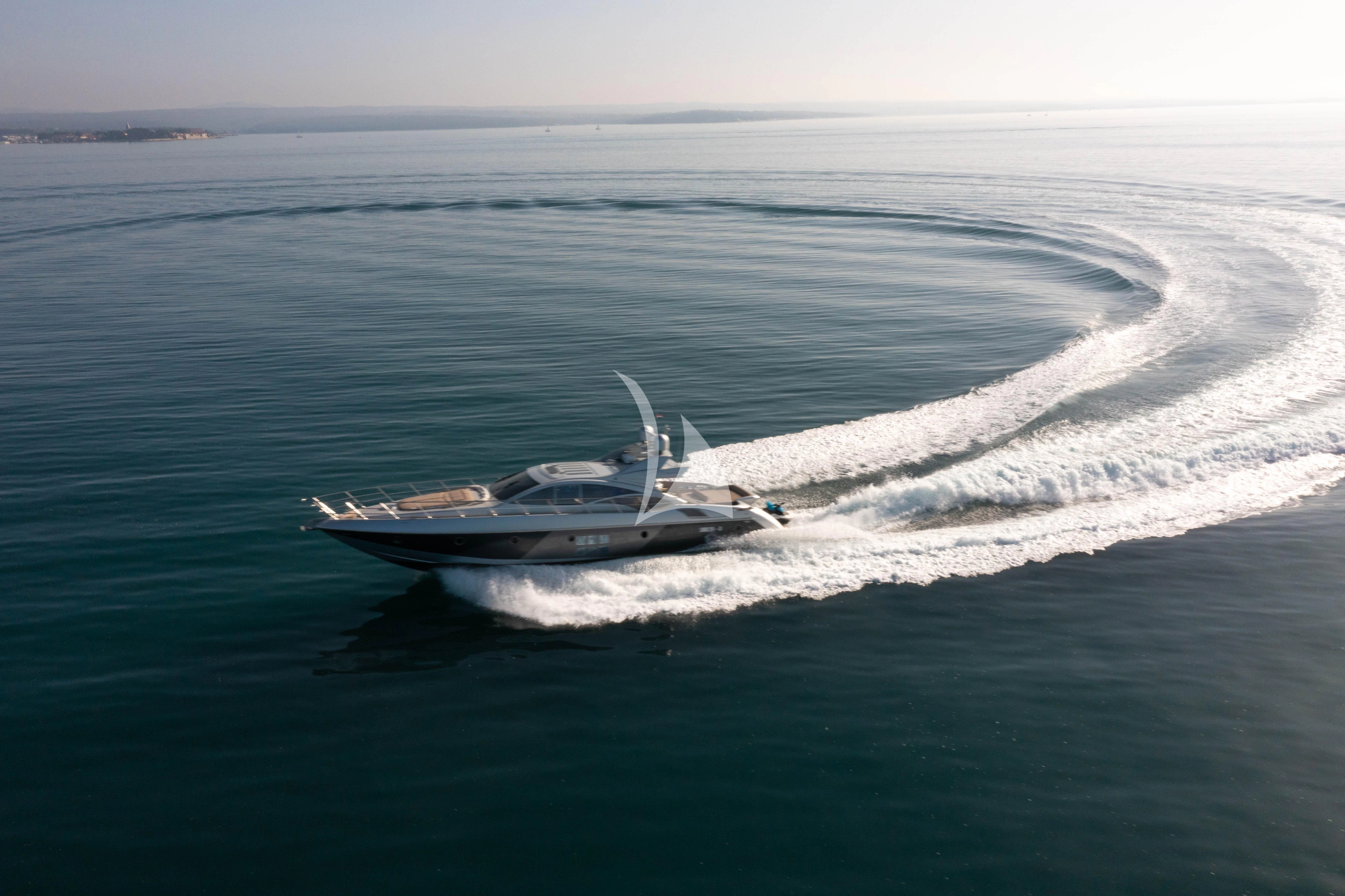 a boat on the water aboard FALCH Yacht for Charter