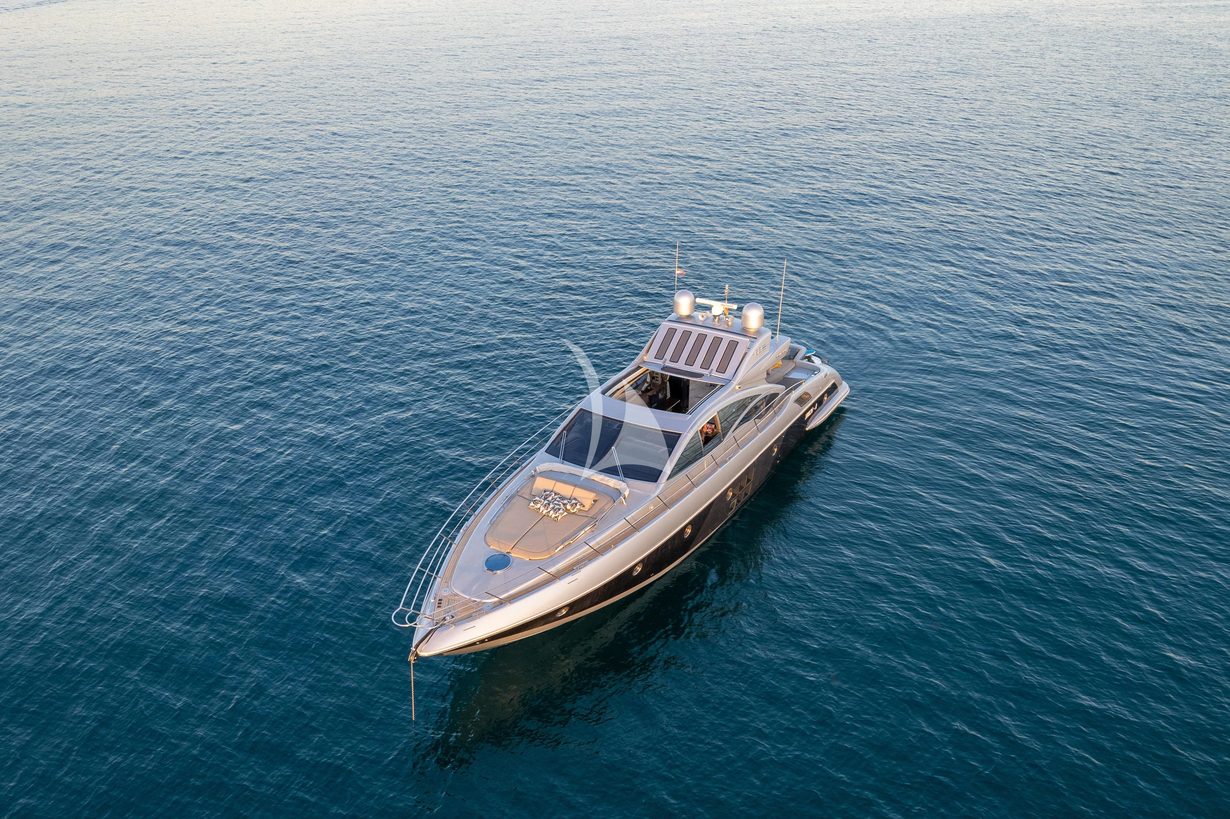 a boat in the water aboard FALCH Yacht for Charter