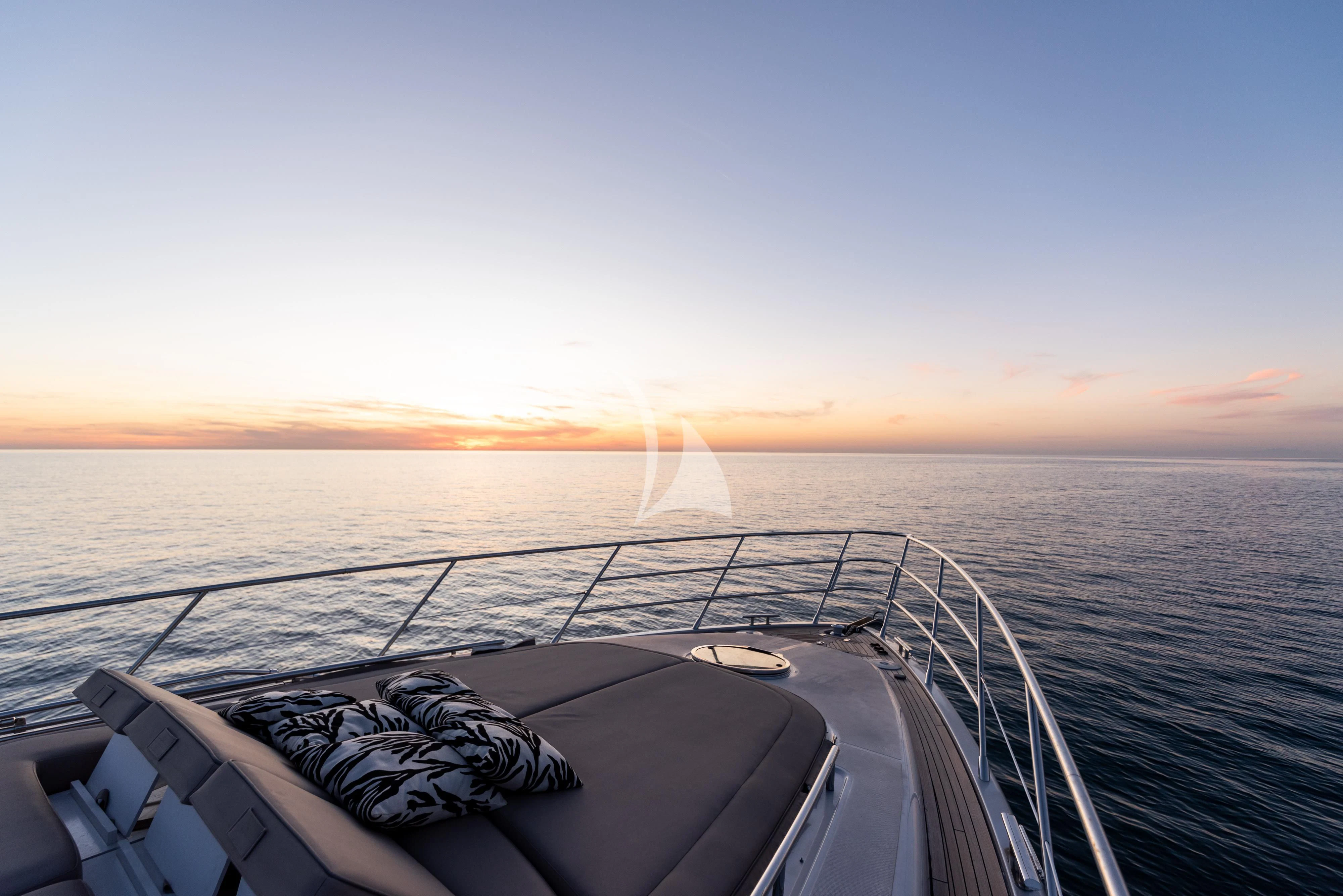 a boat on the water aboard FALCH Yacht for Charter
