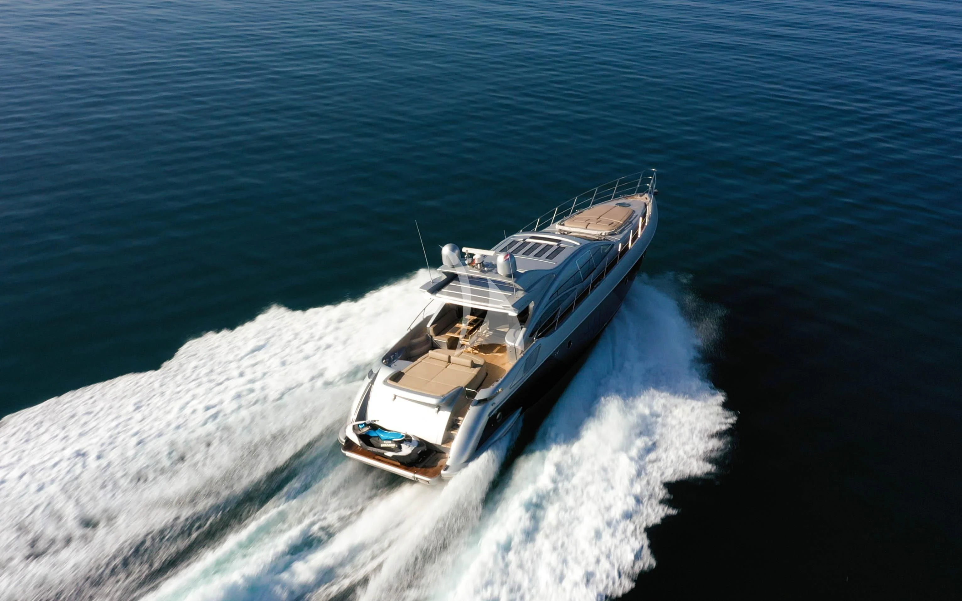 a ship on the water aboard FALCH Yacht for Charter