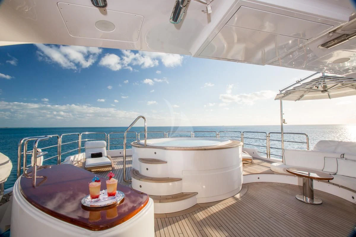 a boat on the water aboard CHECKMATE Yacht for Charter