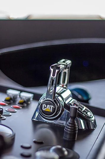 a close-up of a machine aboard CHECKMATE Yacht for Charter