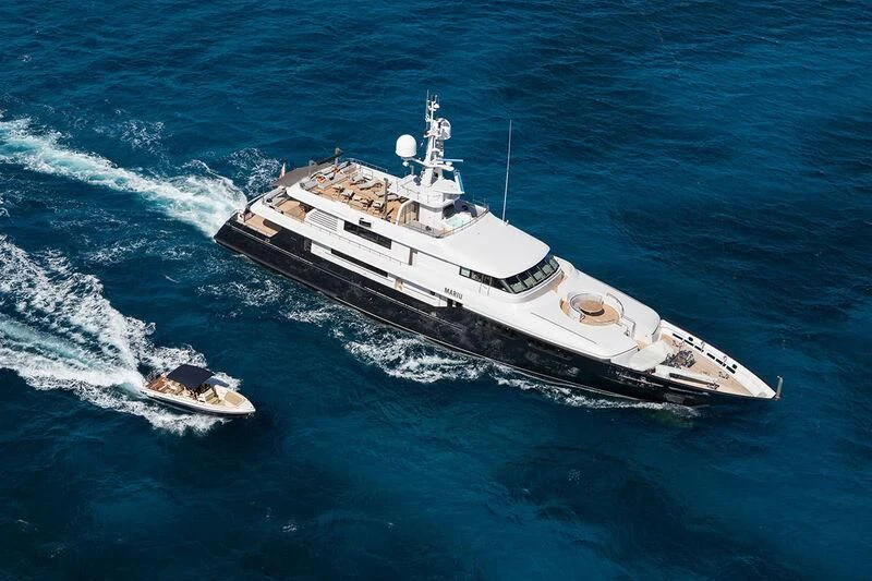 a ship in the water aboard MARIU Yacht for Sale