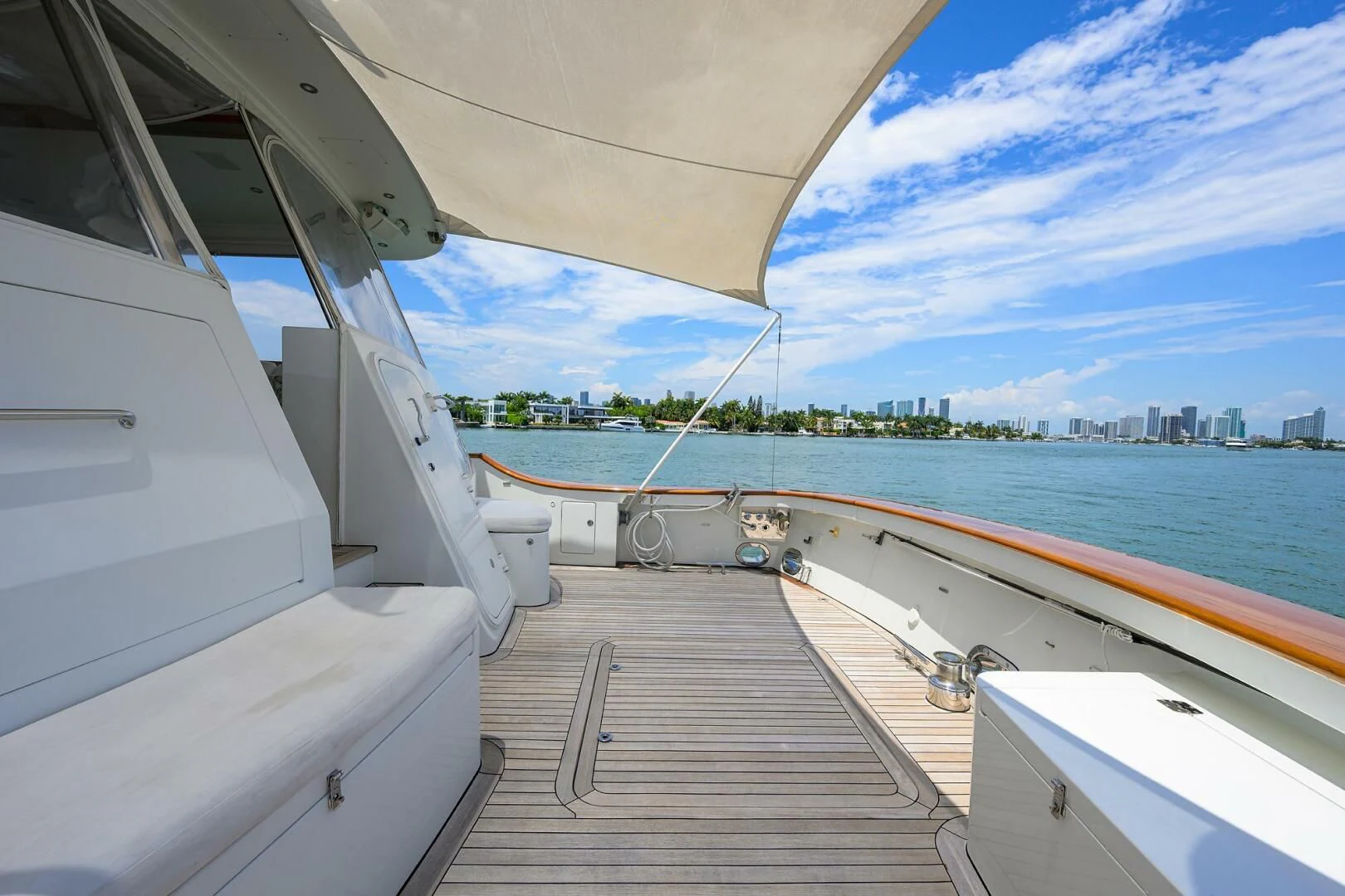a boat on the water aboard ELECTRA Yacht for Sale