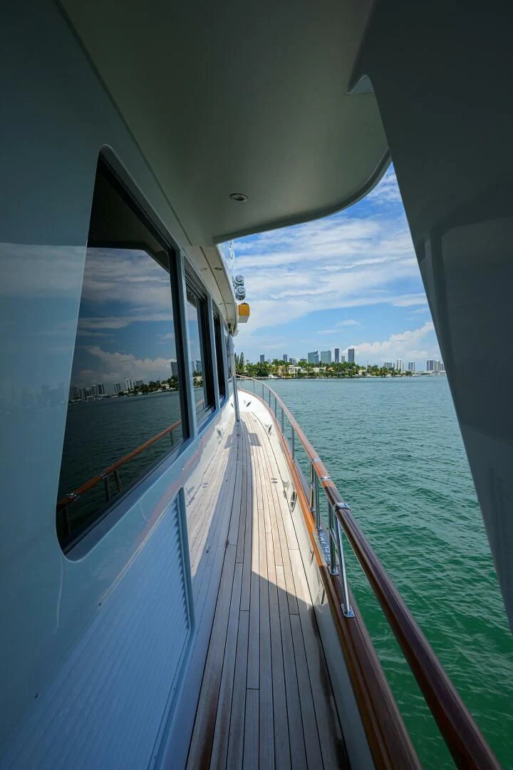 a boat on the water aboard ELECTRA Yacht for Sale