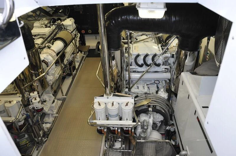 a close-up of a machine aboard ELECTRA Yacht for Sale