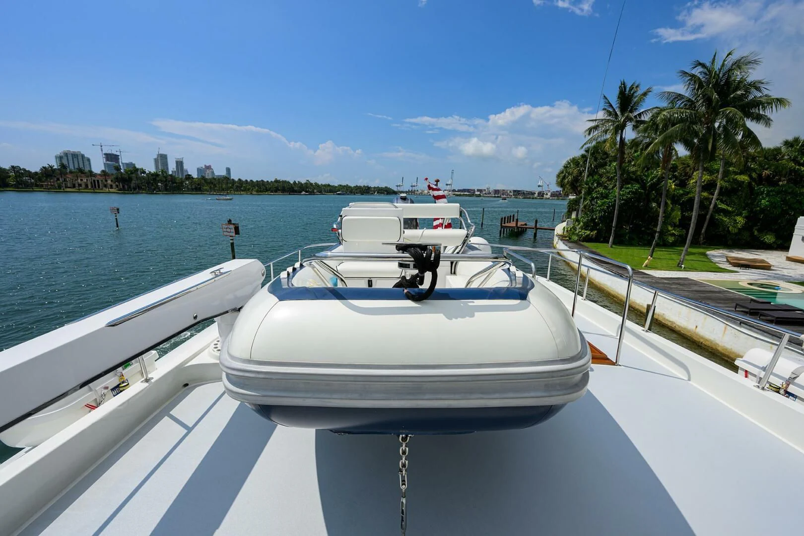 a boat on the water aboard ELECTRA Yacht for Sale