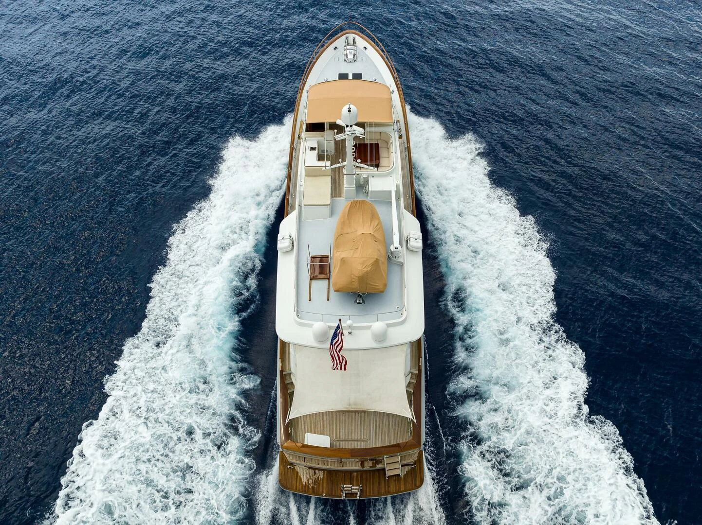 a space ship on a snowy surface aboard ELECTRA Yacht for Sale