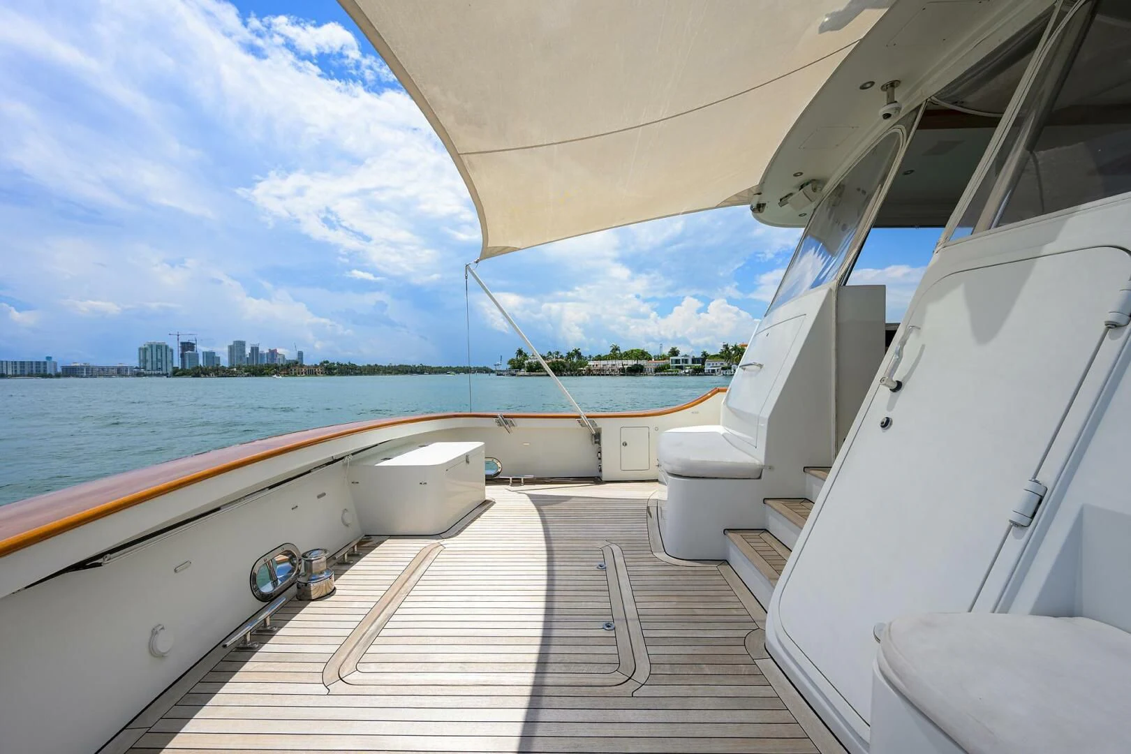 a boat on the water aboard ELECTRA Yacht for Sale