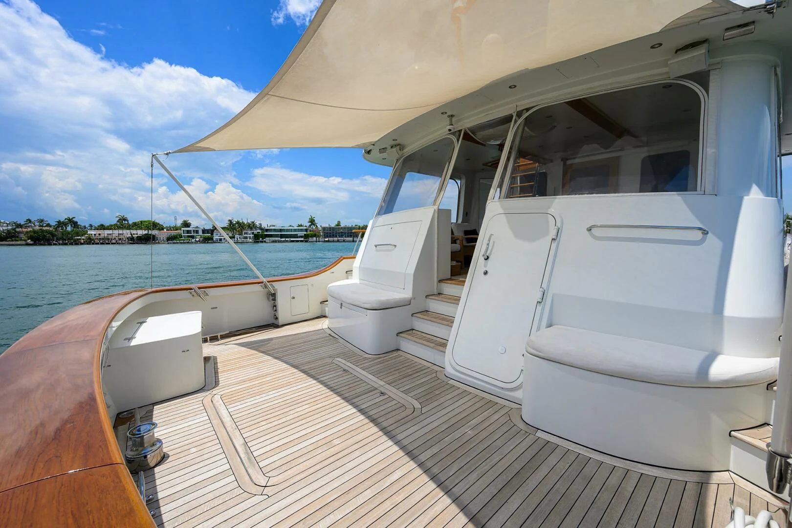 a boat on the water aboard ELECTRA Yacht for Sale