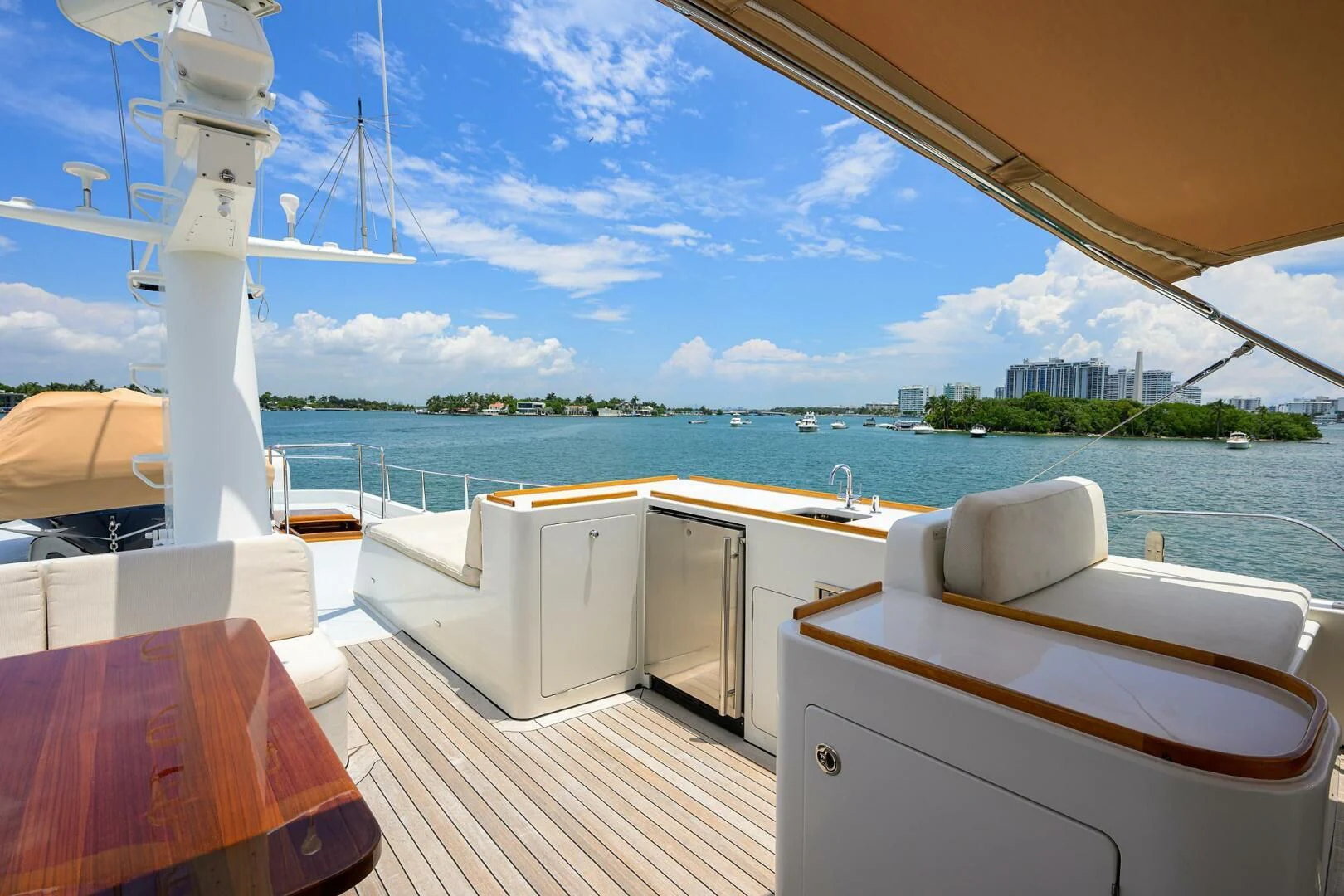a boat on the water aboard ELECTRA Yacht for Sale