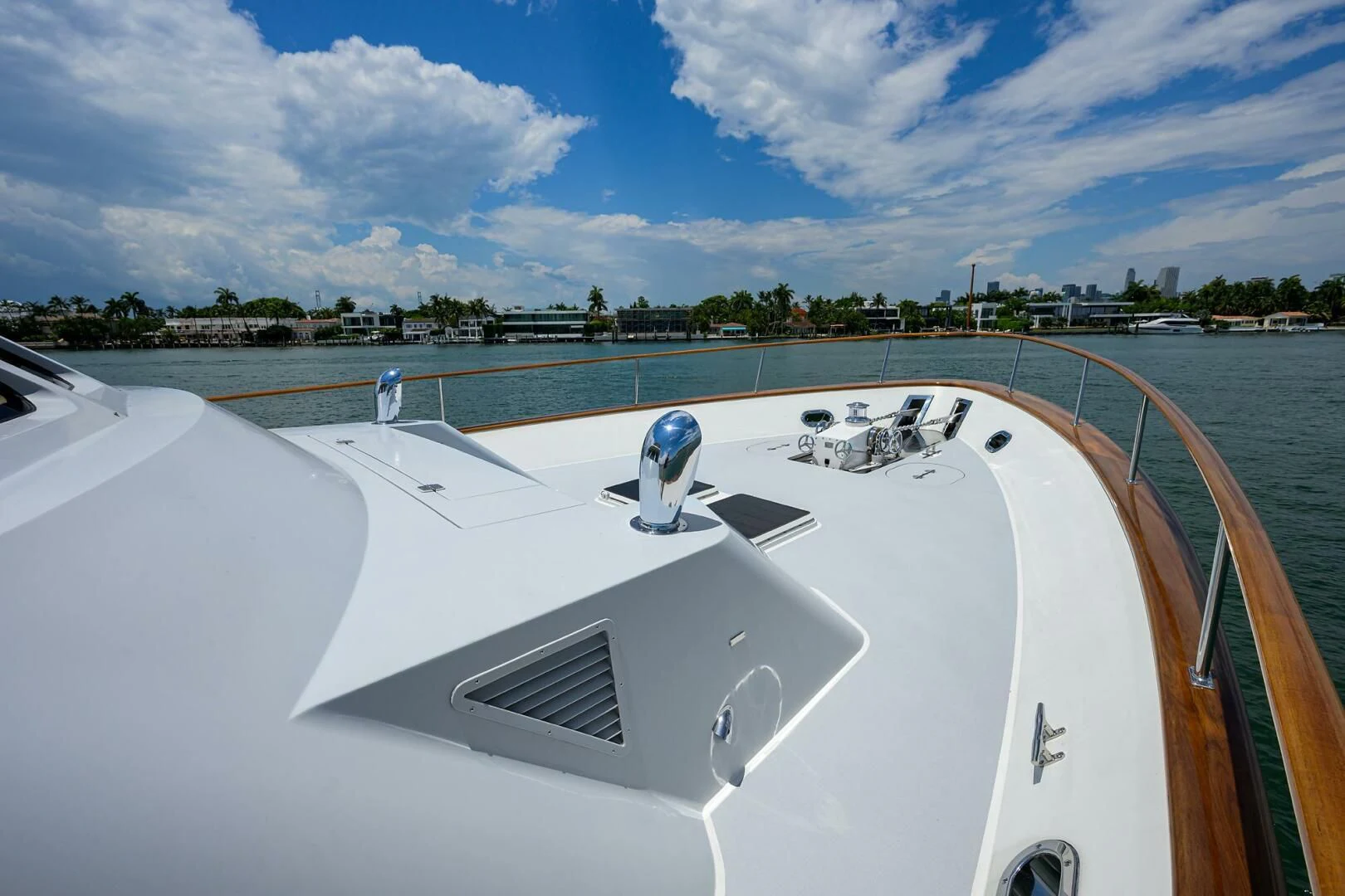 a boat on the water aboard ELECTRA Yacht for Sale