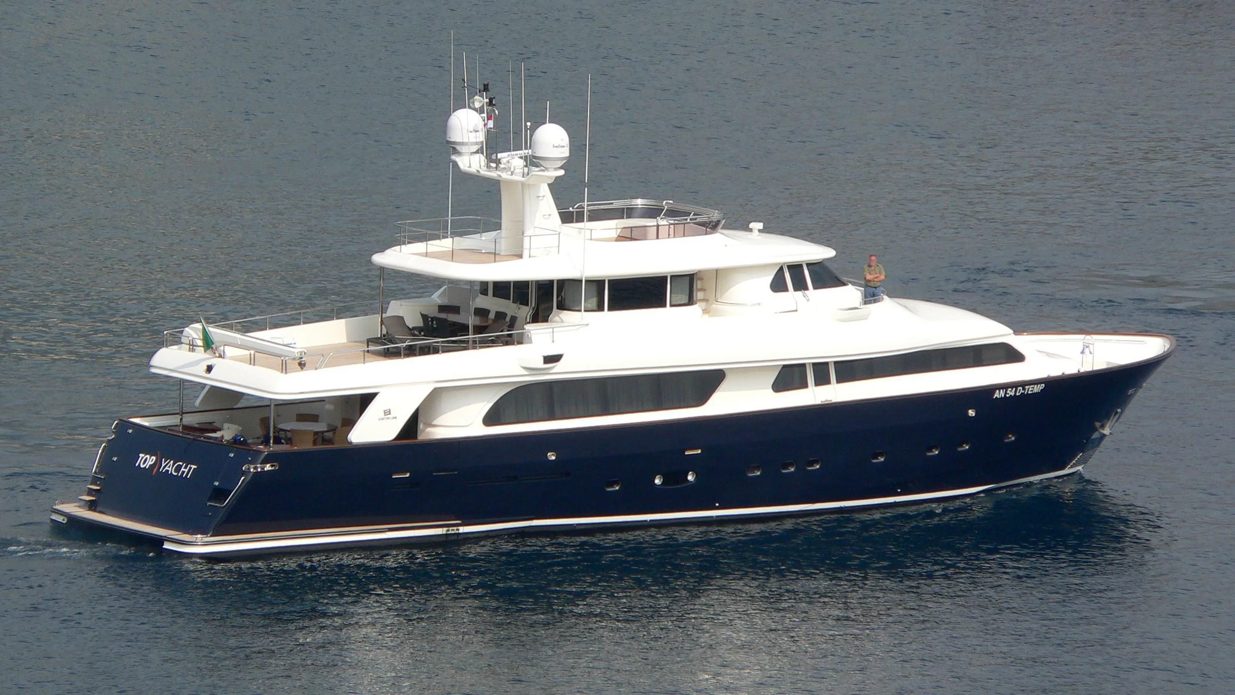 a boat in the water aboard MY LADY ROSE Yacht for Sale