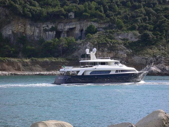 a boat on the water aboard MY LADY ROSE Yacht for Sale