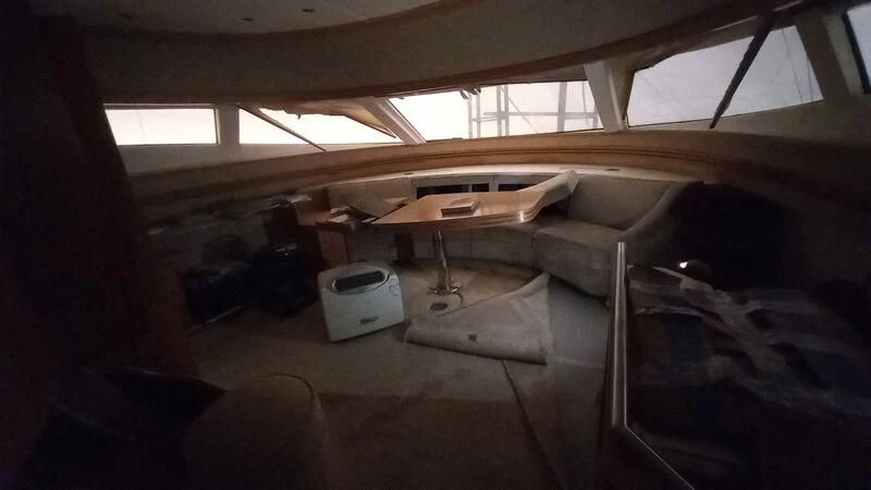 a room with a couch and a table aboard MY LADY ROSE Yacht for Sale