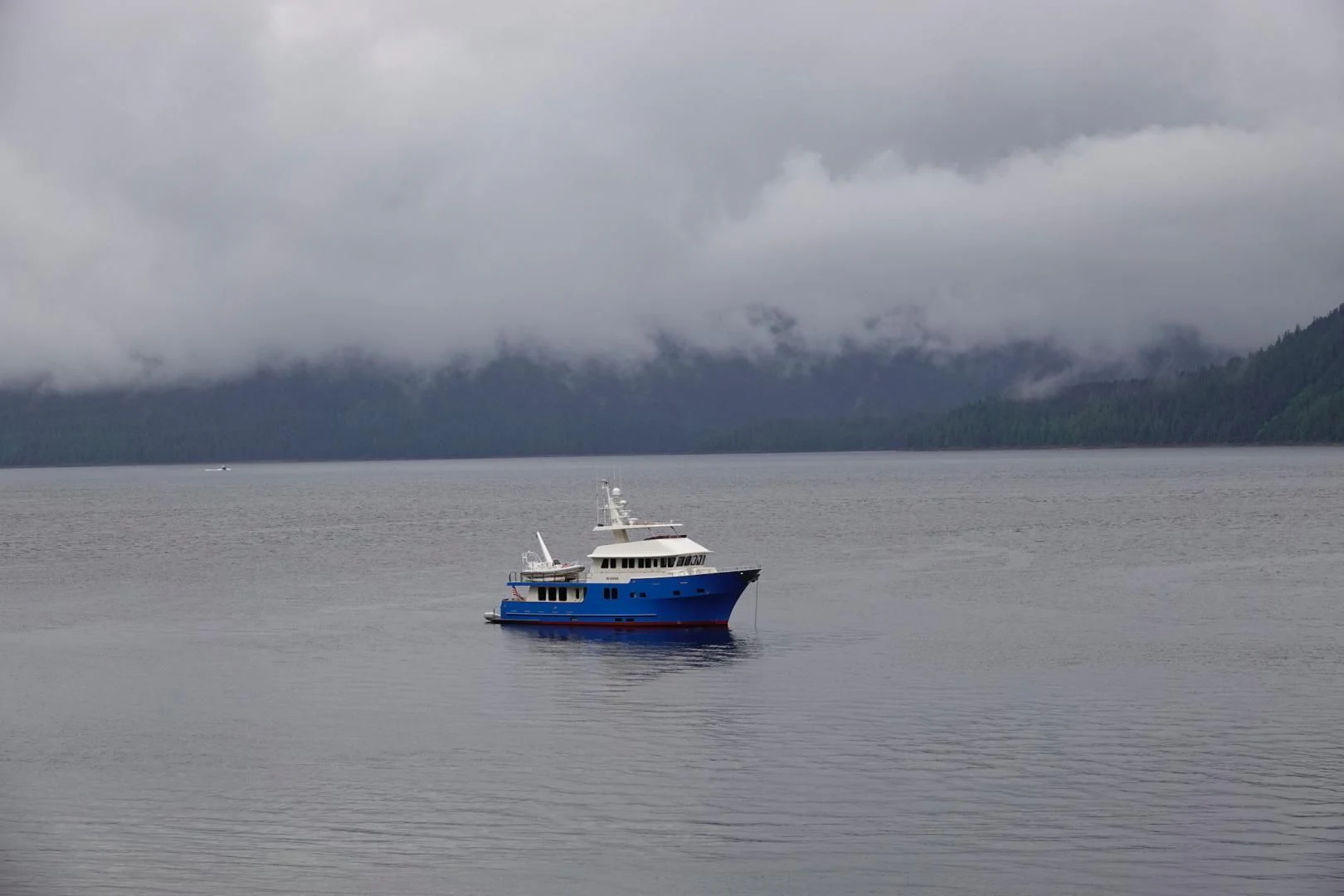 a boat in the water aboard ISLANDER Yacht for Sale