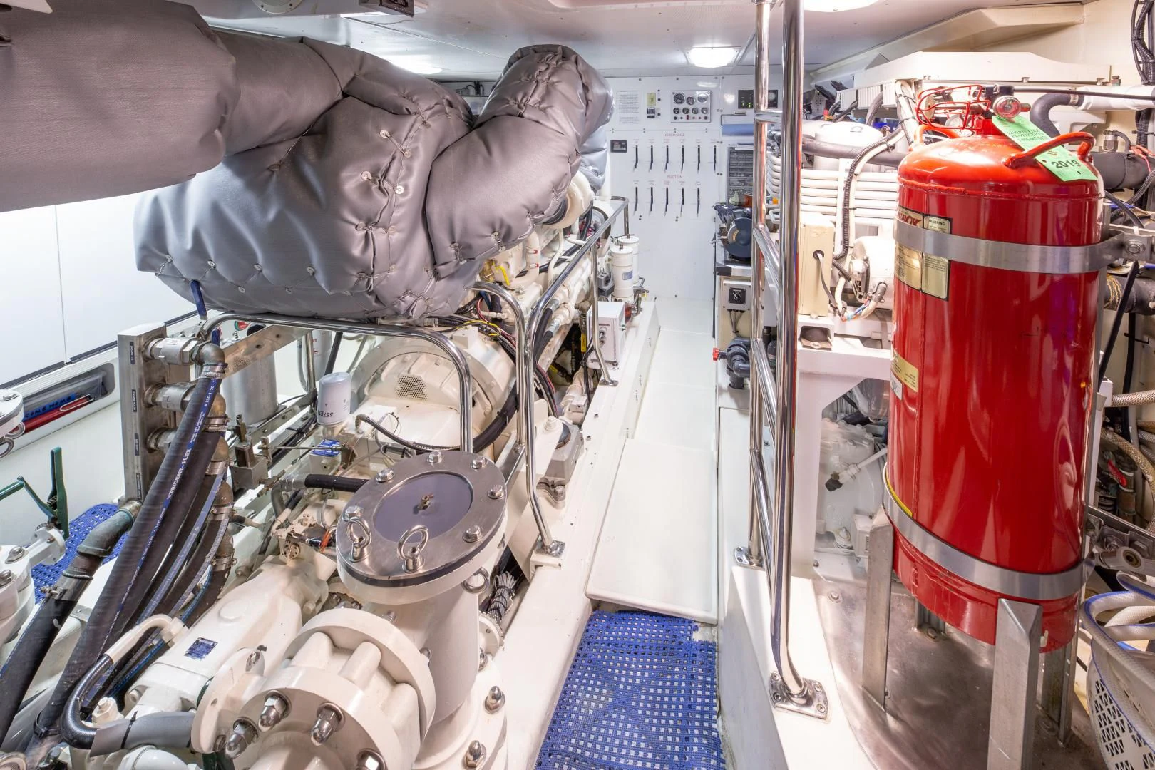 a person working in a factory aboard ISLANDER Yacht for Sale