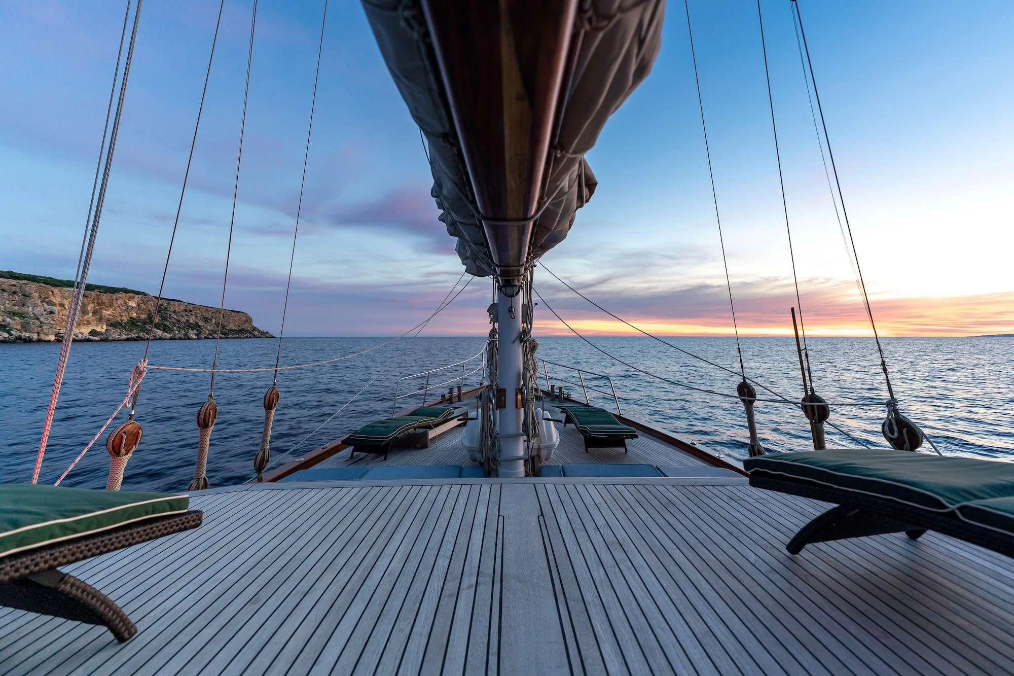 a group of people on a boat aboard MYRA Yacht for Sale