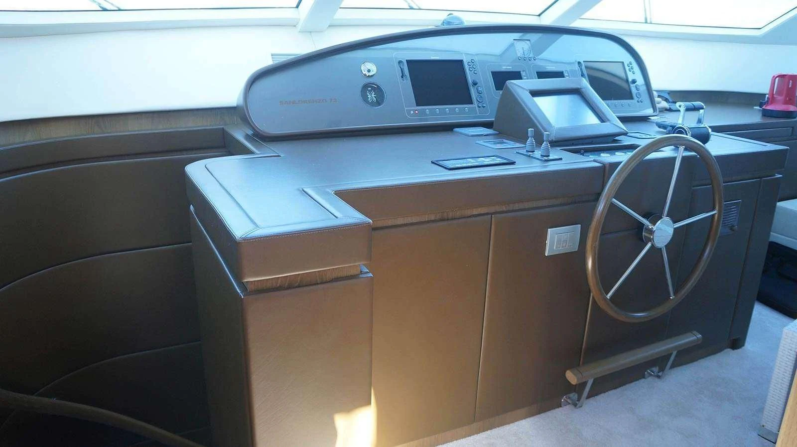 a machine on the counter aboard KUUM Yacht for Sale