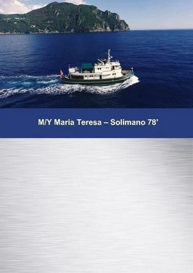a boat on the water aboard MARIA TERESA Yacht for Sale
