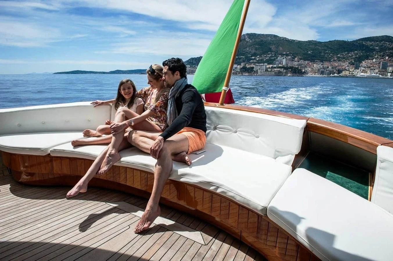 a group of people on a boat aboard MARIA TERESA Yacht for Sale
