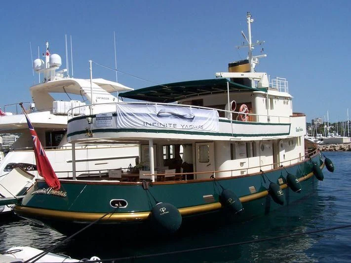a boat on the water aboard MARIA TERESA Yacht for Sale