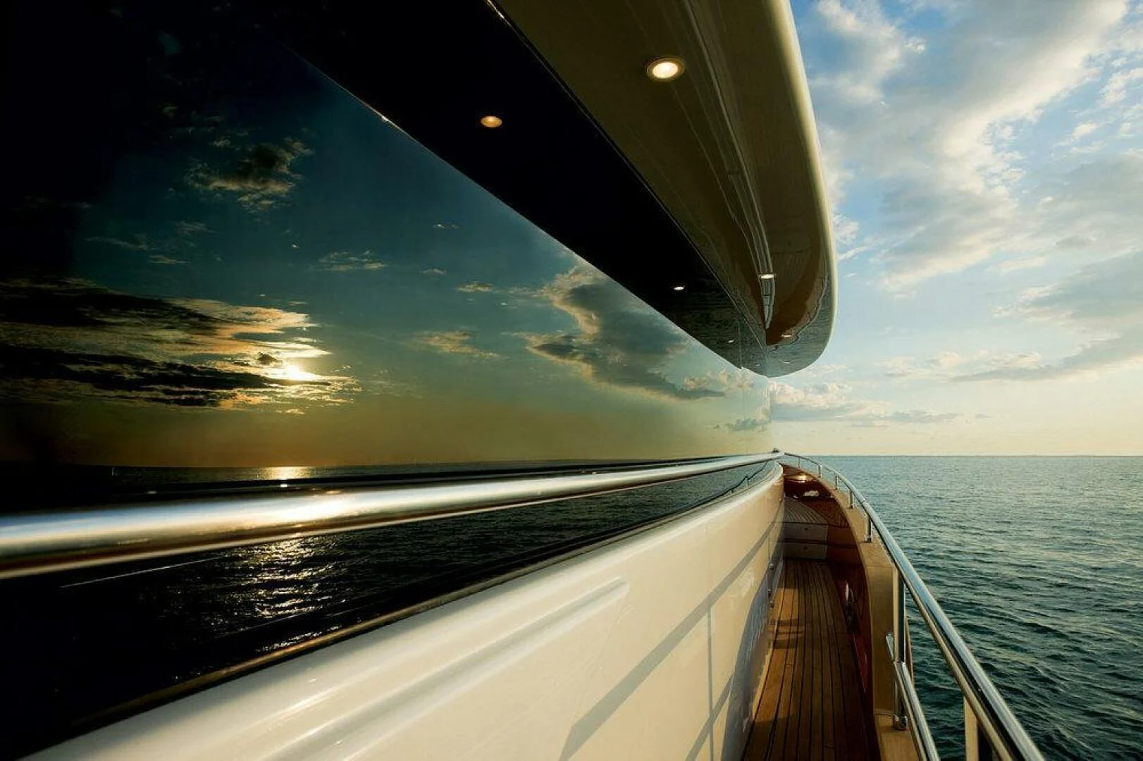 a boat on the water aboard CHARISMA II Yacht for Sale