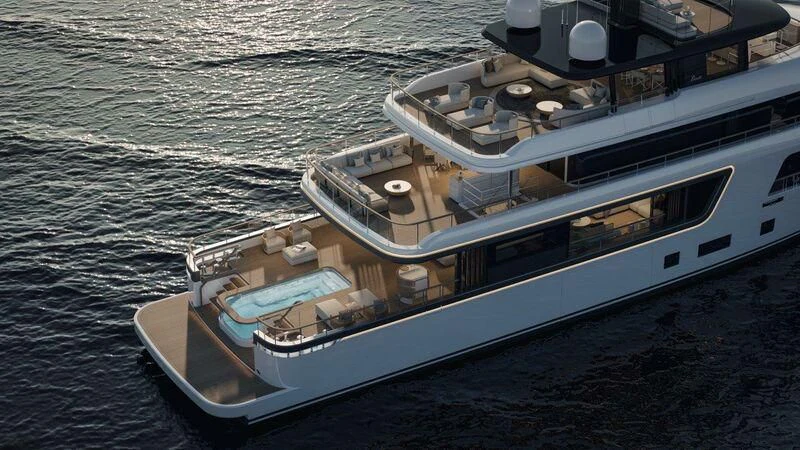 a boat on the water aboard MOTOPANFILO 45M BMP502 Yacht for Sale