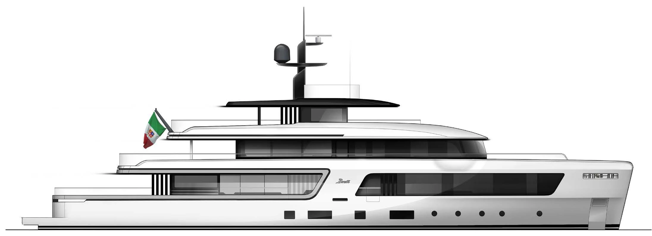 diagram aboard MOTOPANFILO 45M BMP502 Yacht for Sale