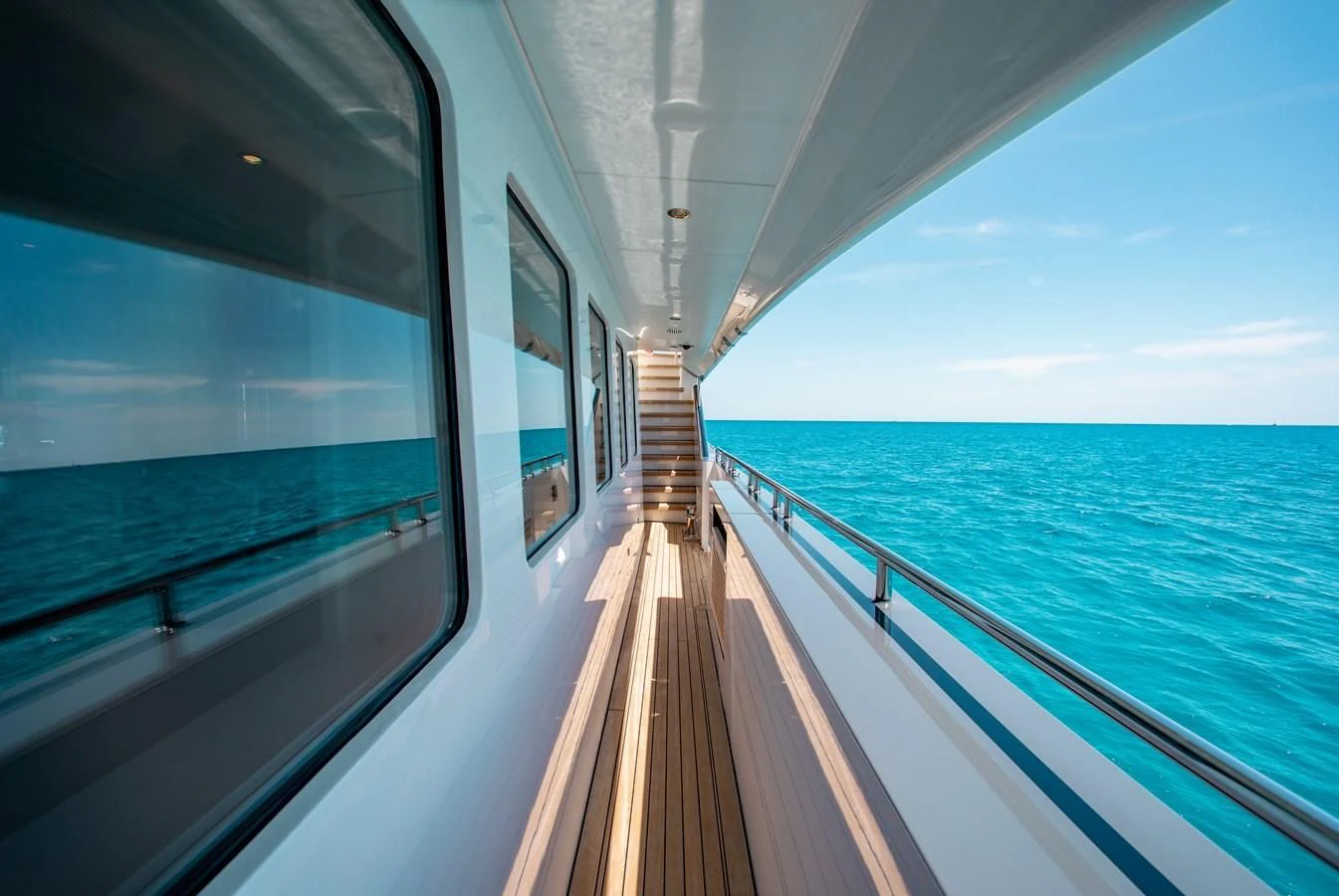 a boat on the water aboard LADY L Yacht for Charter