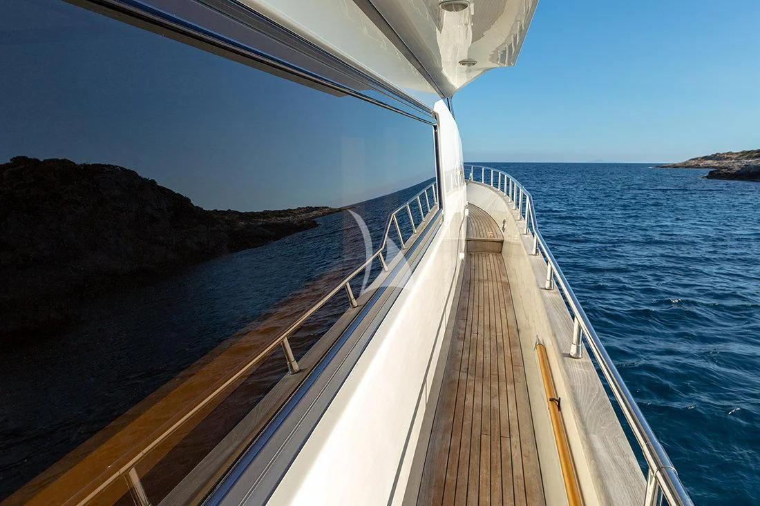 a boat on the water aboard THE BIRD Yacht for Charter