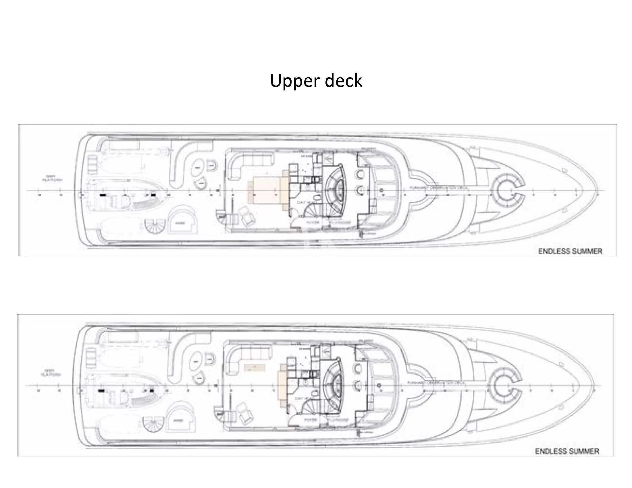 diagram aboard ENDLESS SUMMER Yacht for Sale