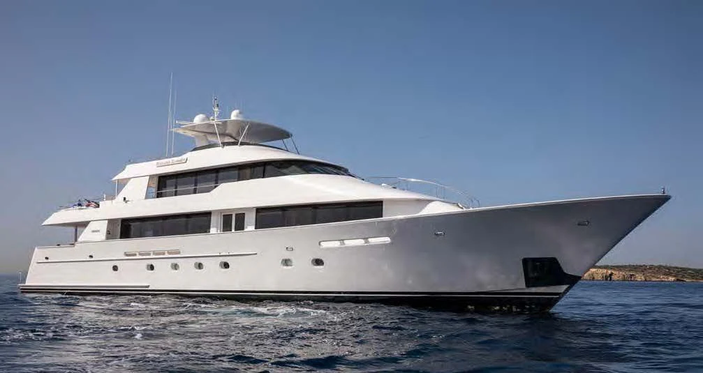a large white yacht aboard ENDLESS SUMMER Yacht for Sale