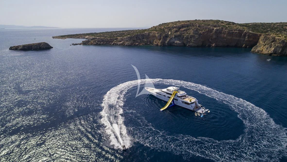 a boat on the water aboard ENDLESS SUMMER Yacht for Sale