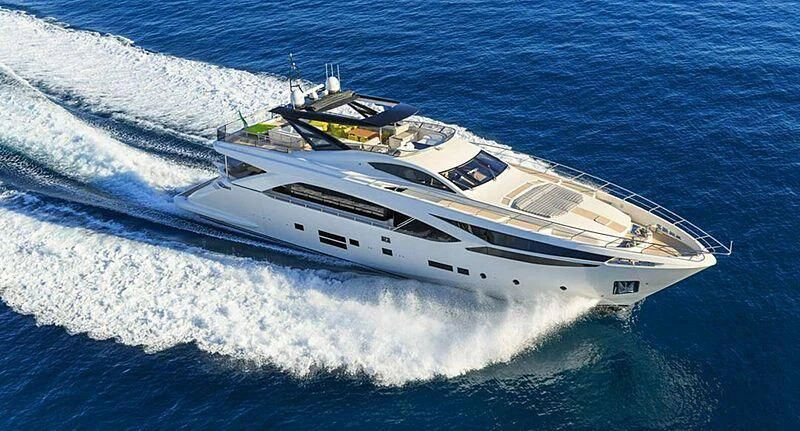 a high angle view of a ship aboard SEATALY Yacht for Sale