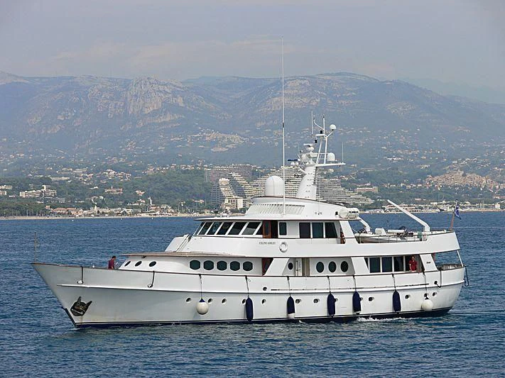 a boat in the water aboard C SIDE Yacht for Sale
