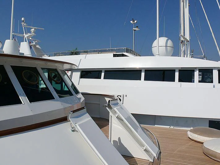 a couple of white yachts aboard C SIDE Yacht for Sale