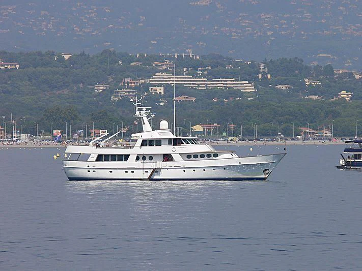 a boat in the water aboard C SIDE Yacht for Sale