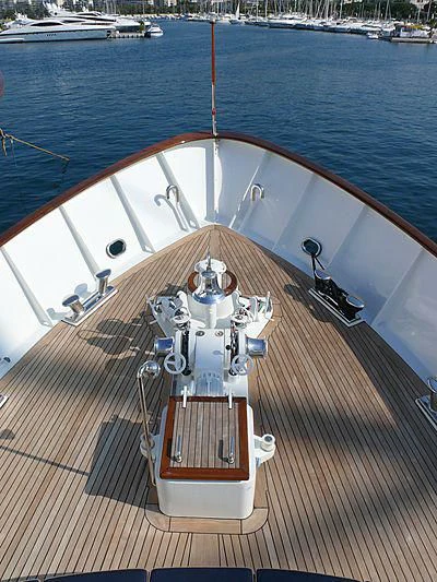 a boat on a deck aboard C SIDE Yacht for Sale