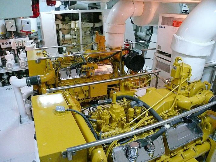 a person in a factory aboard C SIDE Yacht for Sale