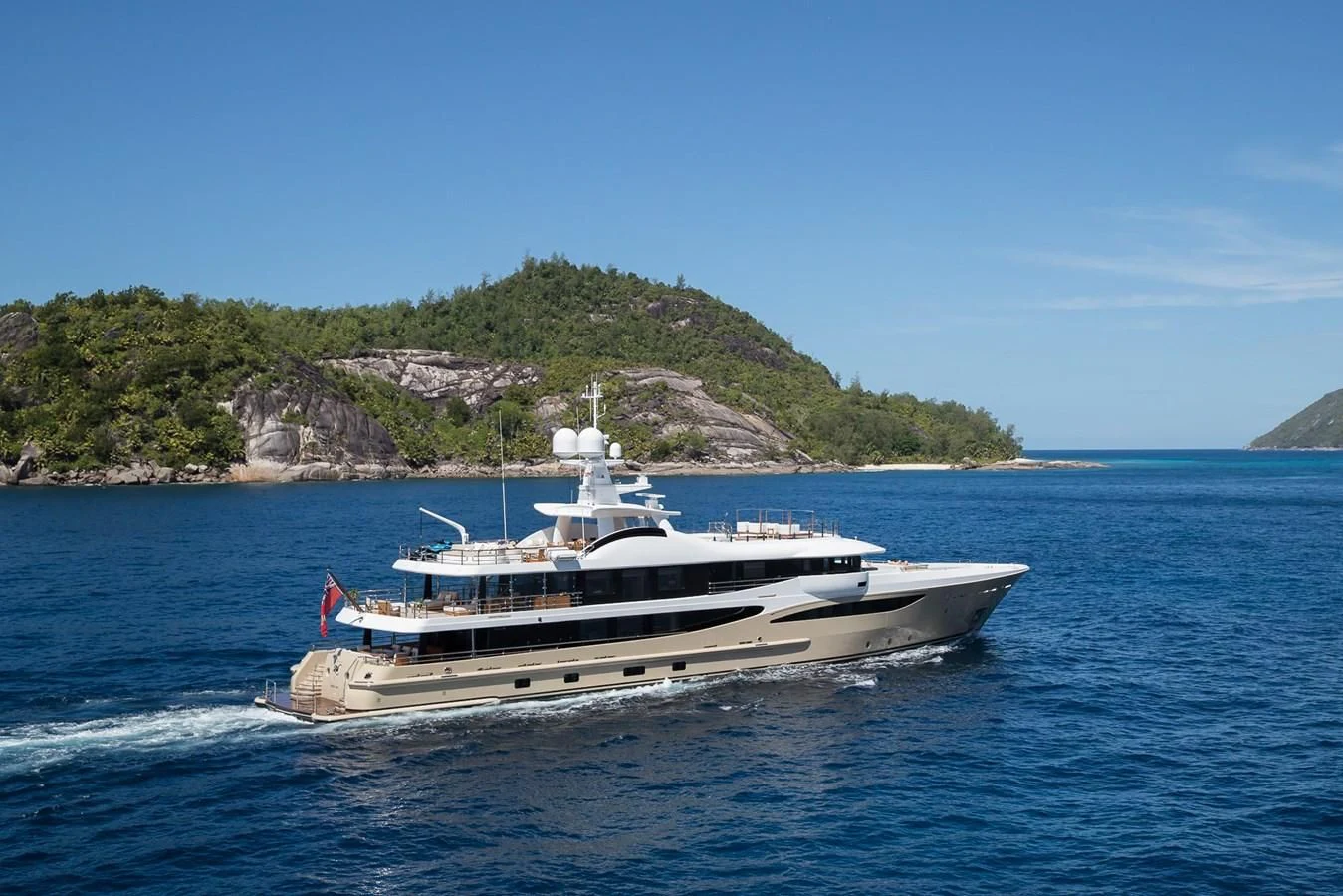 a boat on the water aboard AMIGOS Yacht for Charter