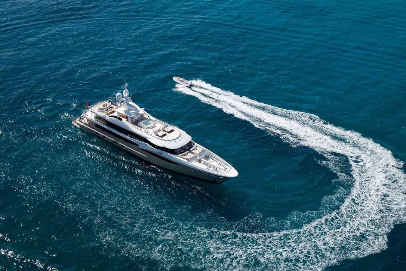 a ship in the water aboard AMIGOS Yacht for Charter