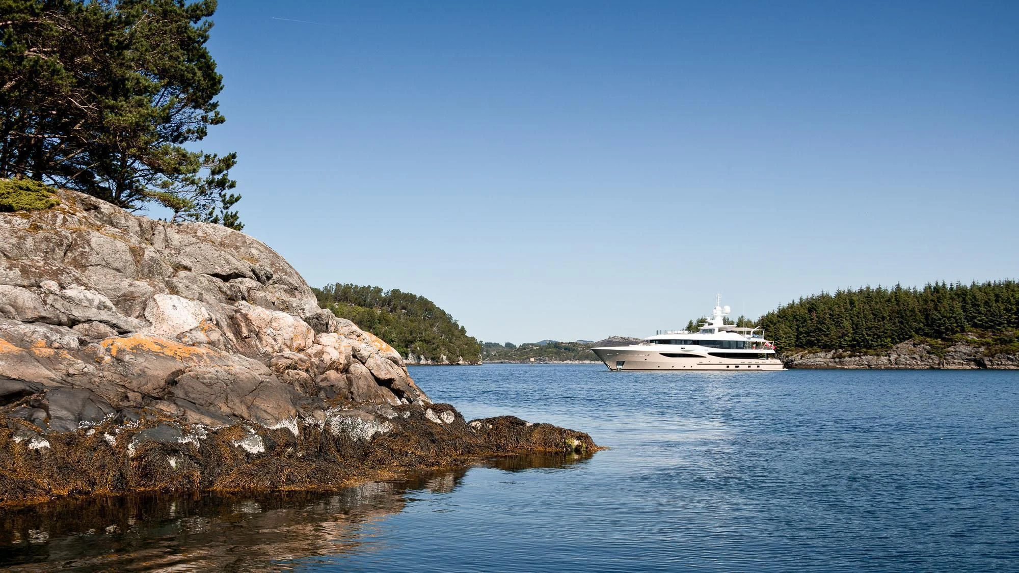 a boat on the water aboard AMIGOS Yacht for Charter